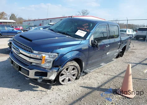 2019 Ford F-150 Lariat from USA, damaged, VIN 1FTEW1E46KFB44593